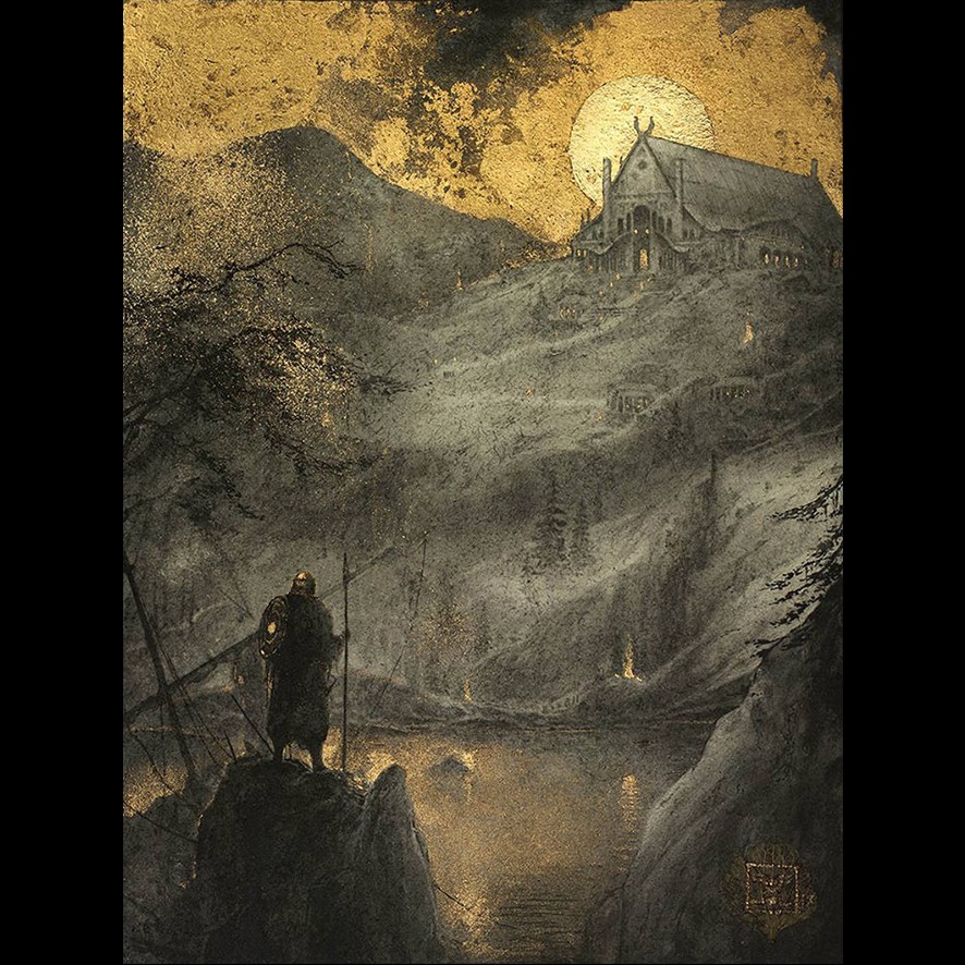 Beowulf & Heorot - Illustration: Yoann Lossel