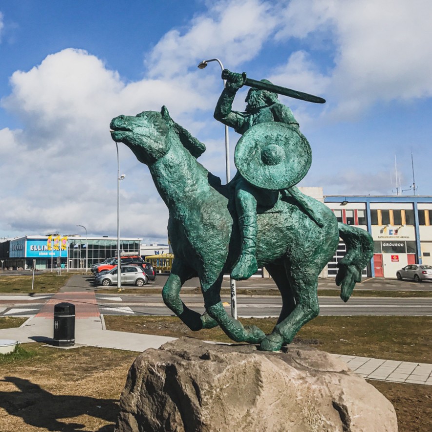 Islande - Le Cavalier viking