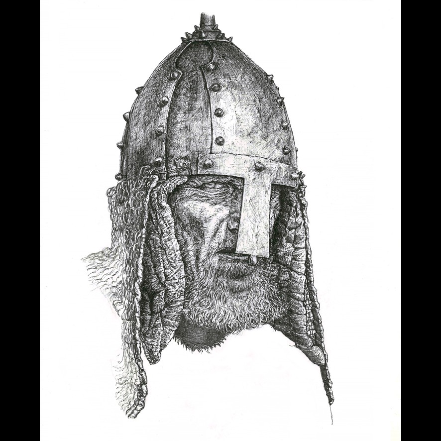 Portrait d'un guerrier viking