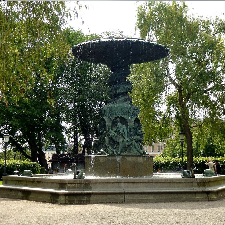 Suède - Fontaine de Molin