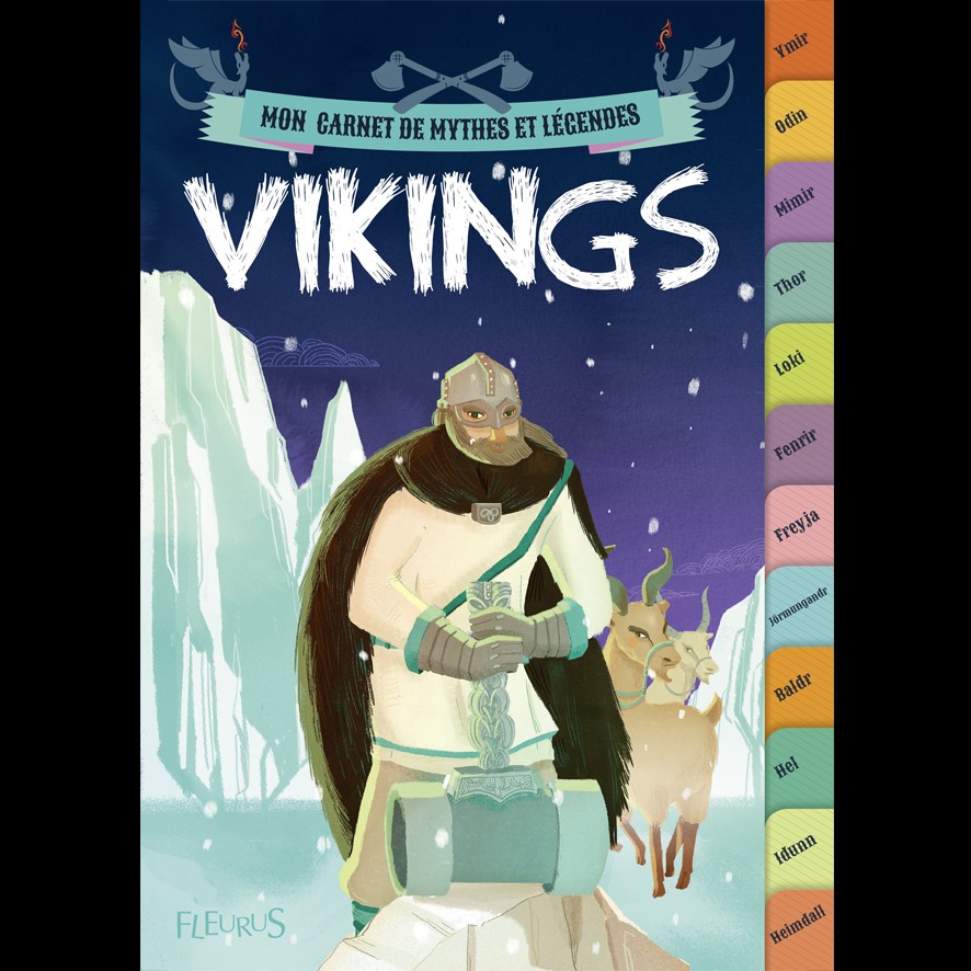 Vikings, mon carnet de mythes et légendes - Sylvie BAUSSIER