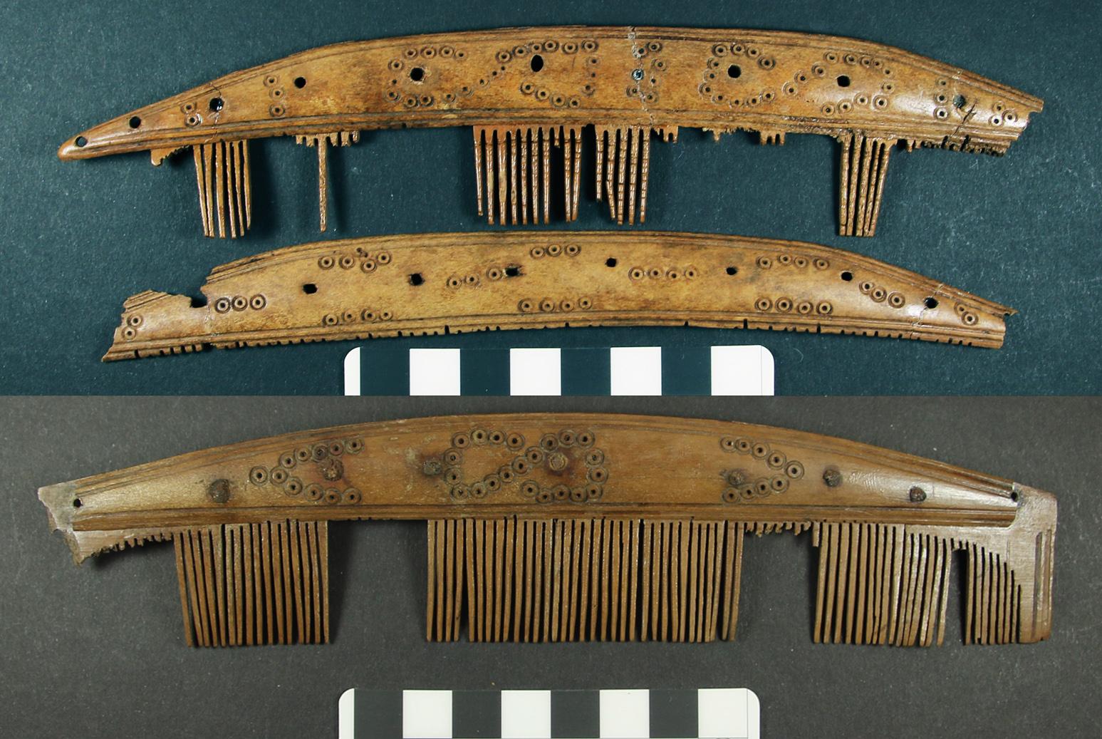 Allemagne - Peignes en bois de renne de Hedeby datant du début de l'Âge Viking - Photo: Mariana Muñoz-Rodriguez