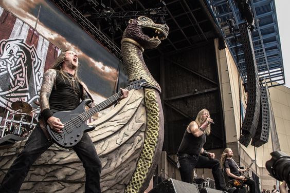 Amon amarth au Mayhem Festival, 2013 - Photo: Noisecreep
