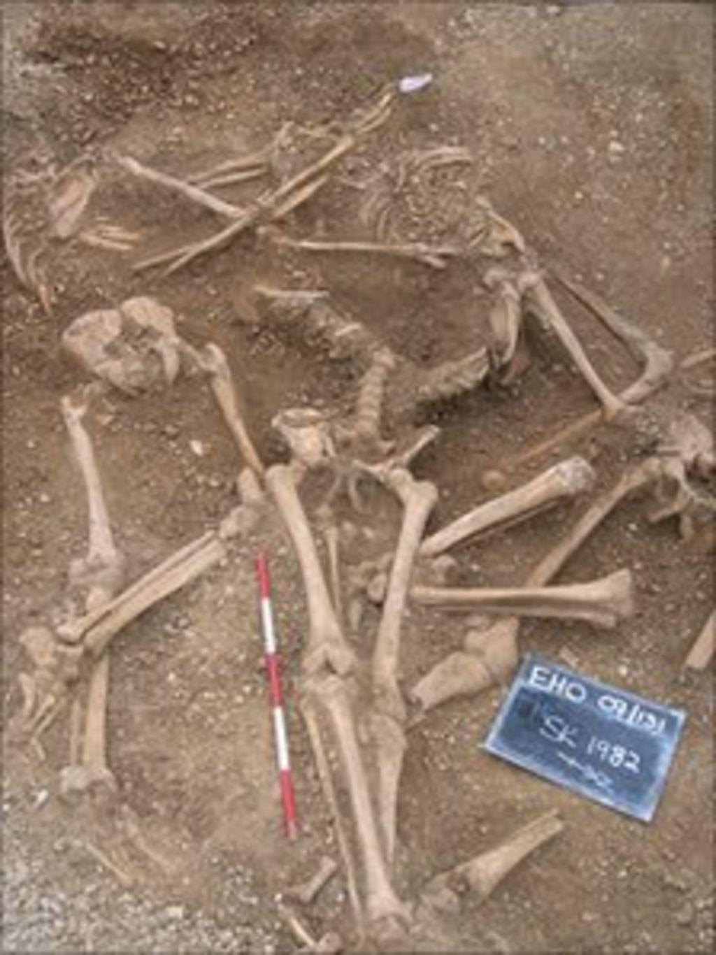 Angleterre - Des Vikings victimes du massacre de la St Brice au St John's College, Oxford - Photo: BBC