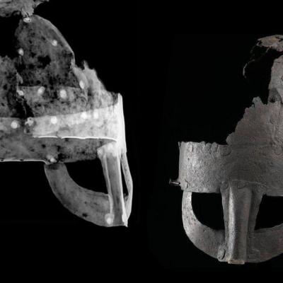 Angleterre - Le casque de Yarm est un authentique casque viking du Xème siècle - Photo: Université de Durham