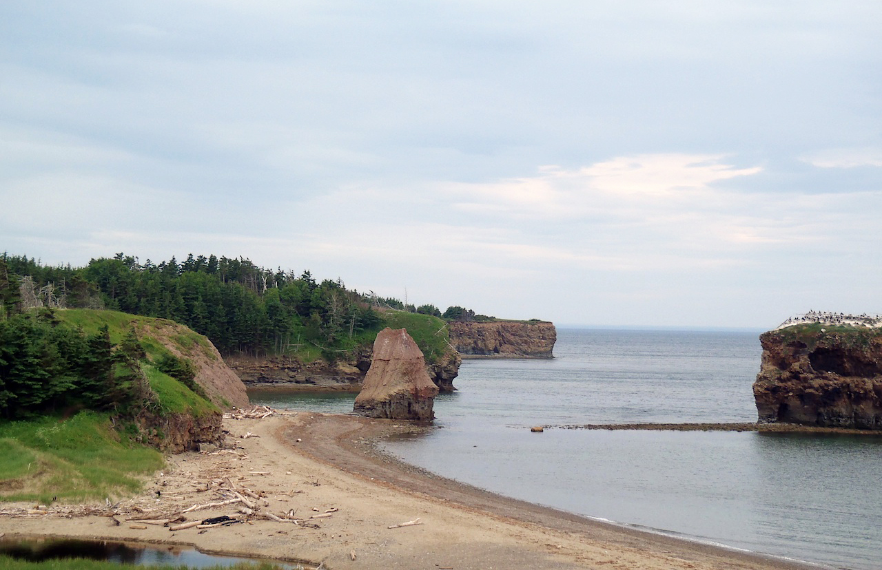 Canada - Salmon beach dans la baie des Chaleurs