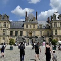 Château de Fontainebleau lors du Festival de l'Histoire de l'Art 2018 - Photo:Thibaut Chapotot