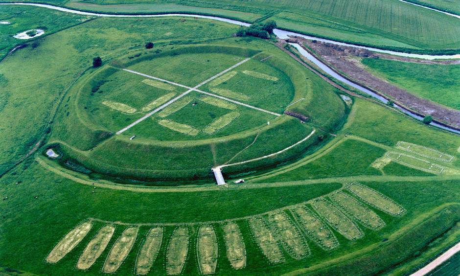 Danemark - Forteresse de Trelleborg, près de Slagelse - Photo: Finn Frandsen/ Polfoto