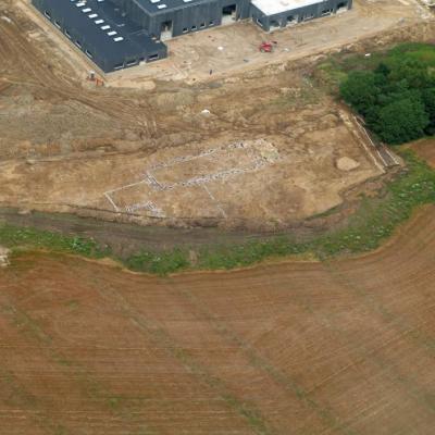 Danemark - Site de la forteresse viking d'Erritsø - Photo: musée d'Histoire de Vejle