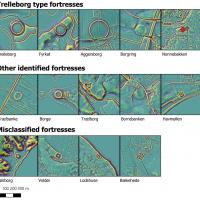 Danemark - Trælbanke et Borgø ressemblent beaucoup à Borgring, l'une des cinq forteresses circulaires connues - Image: Stott et al.