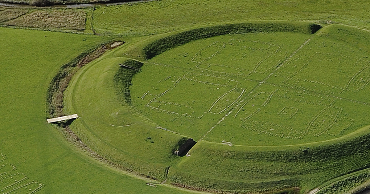 Danemark- Trelleborg, une forteresse circulaire édifiée par le roi Harald à la Dent bleue - Photo: Musée national du Danemark