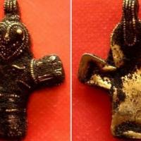 Danemark -  La croix d'Aunslev est peut-être sur le point de changer l'Histoire danoise - Photo : Østfyns Museer