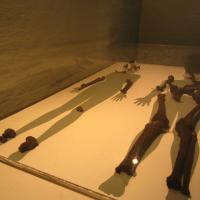 Squelettes des défuntes de la sépulture d'Oseberg