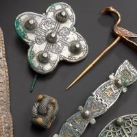 Ecosse - Une partie des artefacts du trésor de Galloway après leur conservation - Photo: Musée national d'Ecosse