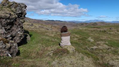 Éléonore Billy en Islande - Photo: Gaëdic Chambrier