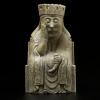 Figurine de la reine dans le jeu d'échec de Lewis, au British Museum, XIIème siècle