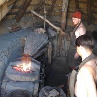 Danemark - Reconstitution d'une forge de l'Âge VIking à Ribe - Photo: Joëlle Delacroix