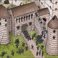 France - Trois raids vikings sur la ville du Mans conté dans le tome 4 de la série BD: 