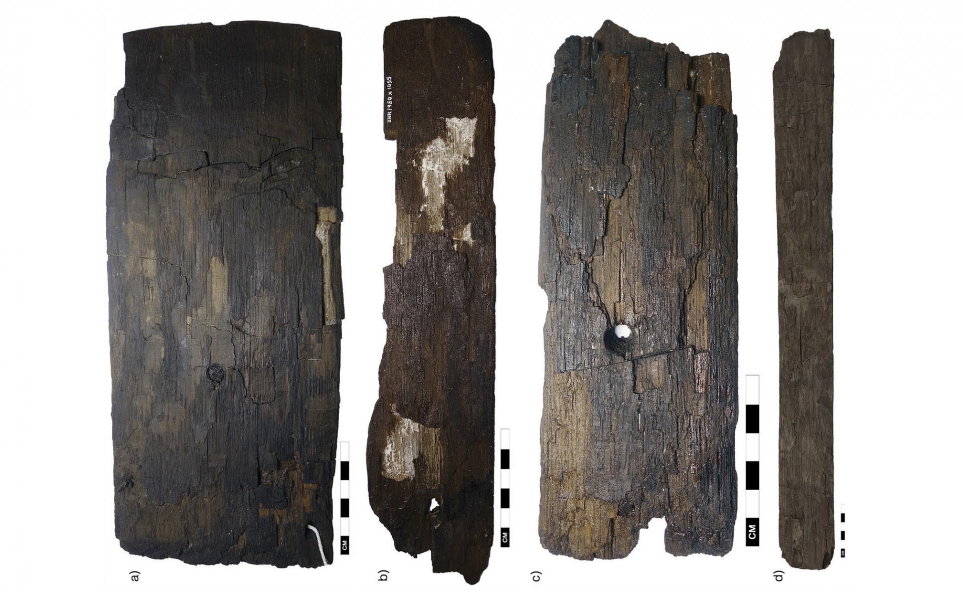 Groenland - Échantillons de planches de chêne probablement importées qui ont été découvertes dans les colonies de l'île - Photo: Lísabet Guðmundsdóttir