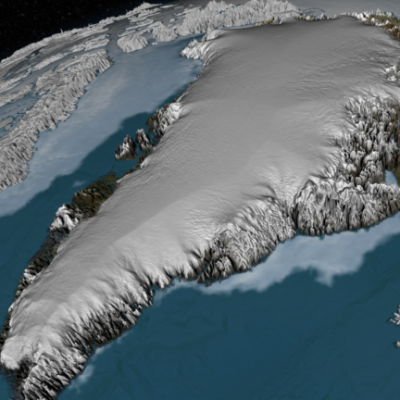 Groenland - La calotte glaciaire du Groenland - Image: NASA