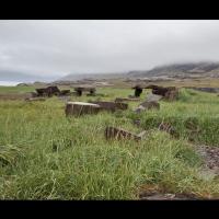 Les ruines de Garðar à Igaliku, Groenland