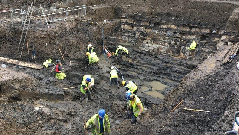 Irlande - Les fouilles archéologiques font apparaître les réelles dimensions de la première colonie viking de Dublin- Photo: RTÉ One