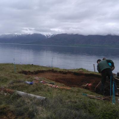 Islande - Découverte d'une épée viking dans un bateau tombe à Dysnes