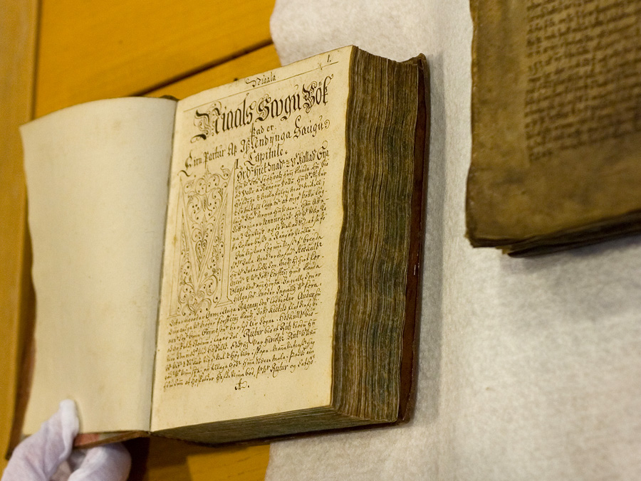 Islande - La Saga de Njáll le Brûlé, un manuscrit du XIIIème siècle de la Collection arnamagnéenne réclamé par l'Islande- Photo Arnamagnæan Institute