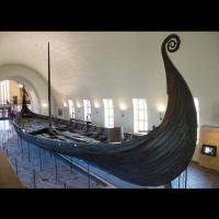 Le bateau d'Oseberg au Musée des Bateaux vikings d'Oslo - Photo: Omar Marques /Anadolu Agency