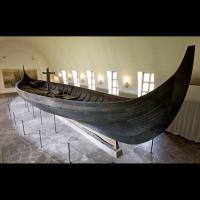 Le bateau de Gokstad au Musée des Bateaux vikings d'Oslo - Photo: Bjørn Sigurdsøn