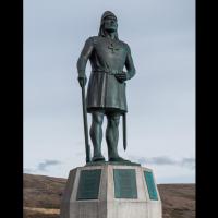 Statue de Leif Eriksson, à Qassiarsuk au Groenland, par August Werner