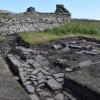 Les orcades - Les murs de pierre de la halle viking de Skaill mis au jour sur l'île de Rousay - Photo: Institut d’Archéologie UHI 