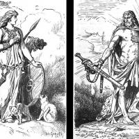 Les Vanes, Freyja et Freyr - Ilustrations: Johannes Gehrts