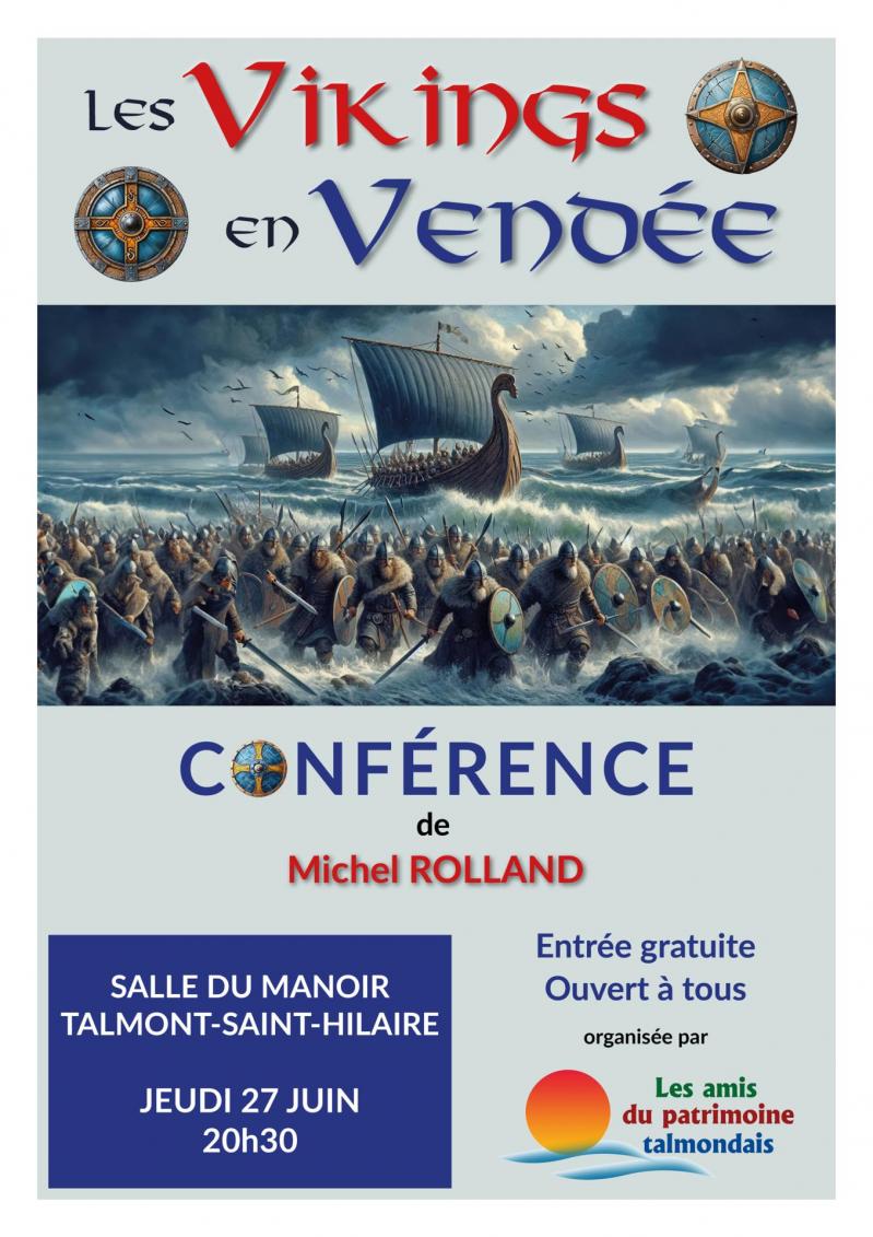 Les Vikings en Vendée - Conférence de Michel ROLLAND