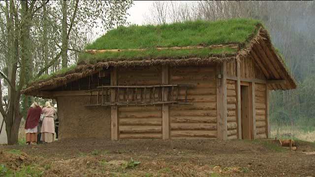 France - Maison viking reconstituée au Parc Ornavik