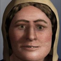 Modélisation 3D du visage d'une femme viking à partir d'un crâne découvert à York - Photo: Université de Dundee