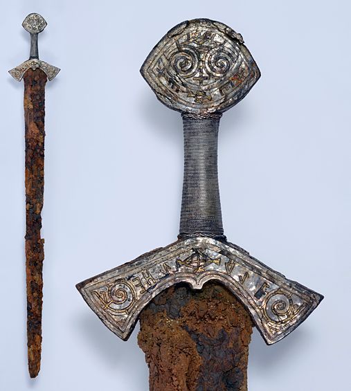 Norvège - L'épée de Langeid restaurée - Photo: Vegard Vike pour KHM