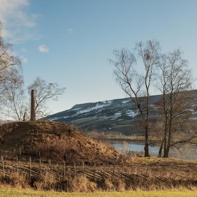 Norvège - Le tertre funéraire d'Olaf à Hundorp, dans la vallée de Gudbrand - Photo: Sigurd Rage