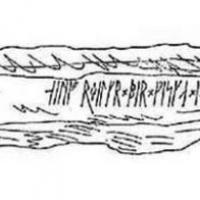Norvège - Transcription de la pierre runique de Lie, disparue au XIXème siècle au sujet de Elifir Elg