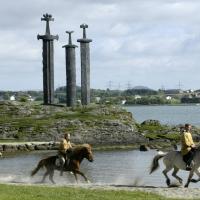 Norvège - Une étude des fonds marins à la recherche de traces de la bataille de Hafrsfjord près de Stavanger - Photo: Alf Ove Hansen / NTB Scanpix