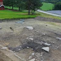 Norvège - Une maison viking découverte en zone rurale à Hovin - Photo: Kristoffer R. Rantala / NTNU