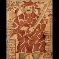 Odin, le dieu aux corbeaux - Illustration Ólafur Brynjúlfsson