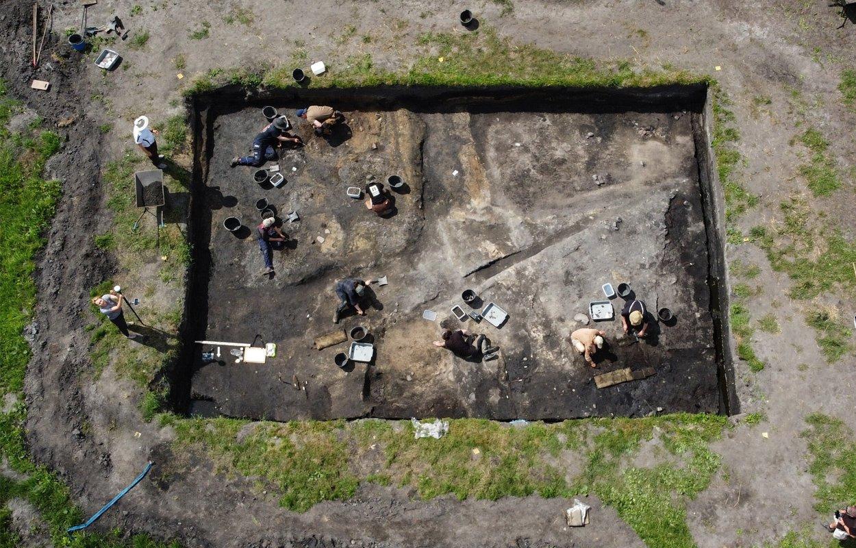 Pologne - Deuxième campagne de fouilles archéologiques à Wolin, au pied de la Colline d'Argent - Photo: PAP/ Marcin Bielecki