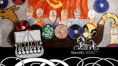 Rubrique Dessins d'enfants - Photo: Charlotte Ahnlund Berg, Dessin d'enfant sur les navires vikings au Musée de Gamla Uppsala