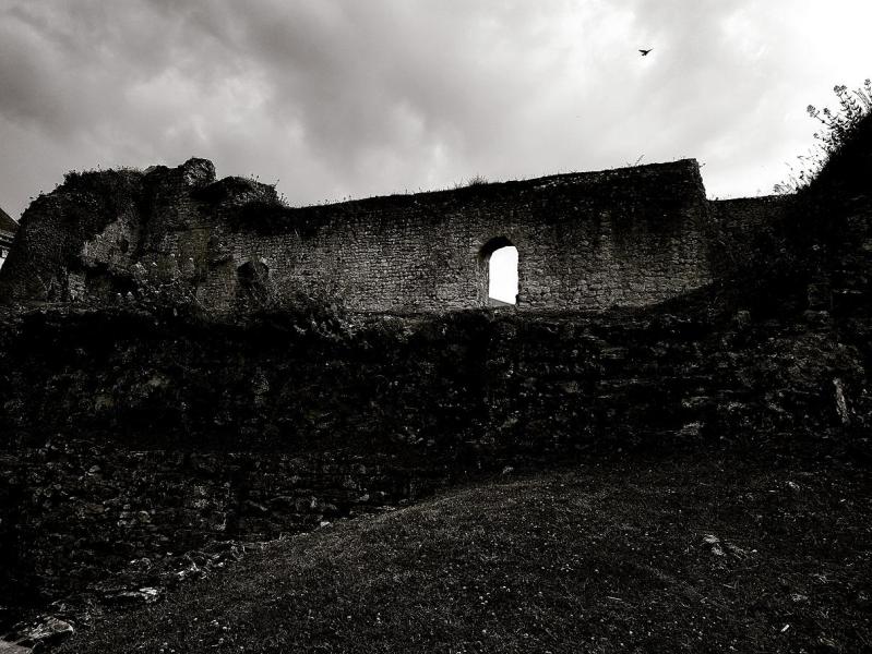 Ruines du palais ducal de Fécamp, édifié au Xème siècle, où vécurent Richard II et Emma de Normandie - Photo: Cécile Lozen