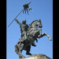 Statue de Guillaume le Conquérant à Falaise - Sculpture: Louis Rochet