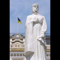 Statue de Sainte Olga à Kiev - Sculpture Ivan Kavaleridze