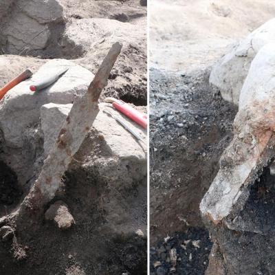 Suède - Les deux épées de l'Âge Viking découvertes dans le cimetière près de Köping - Photos: Arkeologerna / Musée historique de Stockholm